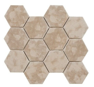 Cevica Panal Malla Hexagono Beige 23,2х26,4