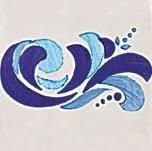 Cevica Provenza Dec.Alicante Azul (Blanco) 13x13