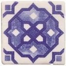 Cevica Provenza Blanco Dec. Arabesco Azul 10x10