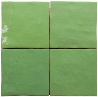 Cevica Zelij Verde Hierba 10x10
