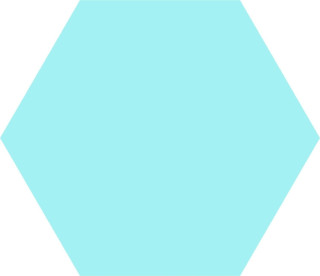 Codicer Basic Aqua Hex 25 Hexagonal 25x22