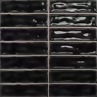 DAR Ceramics Sticks Black Gloss 20x20