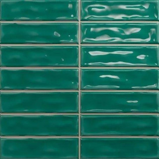 DAR Ceramics Sticks Emerald Gloss 20x20