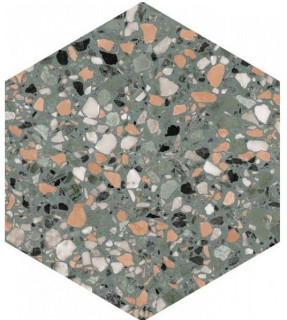 DNA Terrazzo Teal 32x36,8