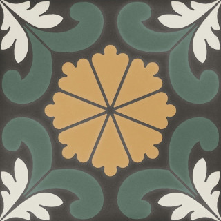 Dna Sync Flower Green 15x15