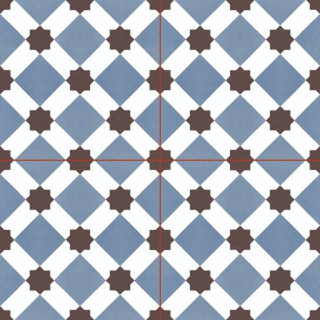 Dual Gres Chic Howard Blue Pre-Cut 45.2x45.2