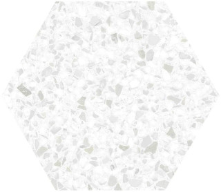 Ecoceramic Inspire White Hex 20x24