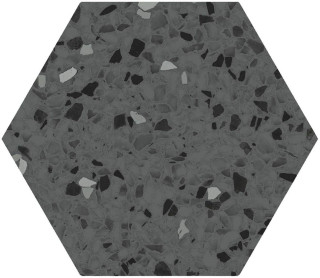 Ecoceramic Inspire Grey Hex 20x24