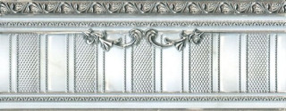 El-Molino Excelsior Plata-Blanco Zocalo 12x30