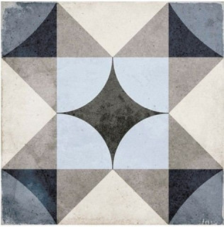 Equipe Art Nouveau Palais Blue 20x20
