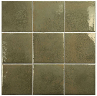 Equipe Bohemian Bronze Green Brillo 10x10H0.8