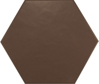 Equipe Chevron Hexatile Marron Mate 17,5х20
