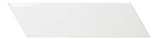 Equipe Chevron Wall White Right Matt 5.2x18.6