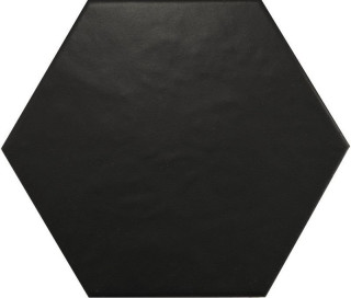 Equipe Chevron Hexatile Negro Mate 17,5х20