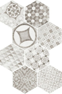 Equipe Hexatile Cement Garden Grey 17,5х20