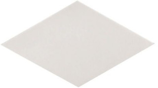 Equipe Rhombus Smooth White Floor 14x24
