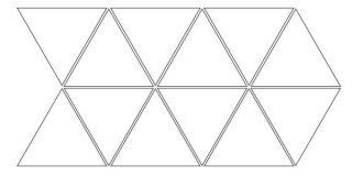 Equipe Scale Triangolo Mosaic Sky Blue 22,5х45