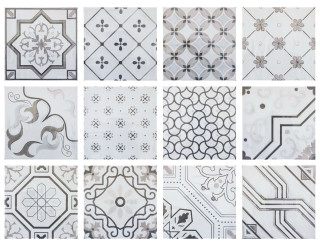 Fabresa Antic Decor Mix Gris 15х15