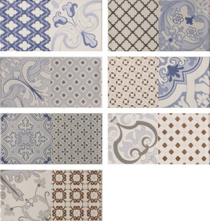 Fabresa Artisan Zafra Decor Mix Mate 10x20