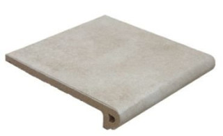 Gres De Aragon Capri Peldano Redonda Capri Hueso 33x33