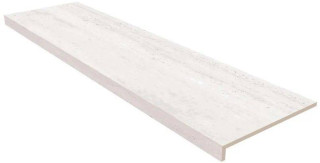 Gres De Aragon Peldаno Recto Travis Gris Liso 33x120H1.4