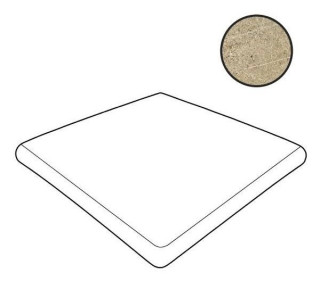 Gres De Aragon Petra Ocre Anti-Slip Round. 33x33