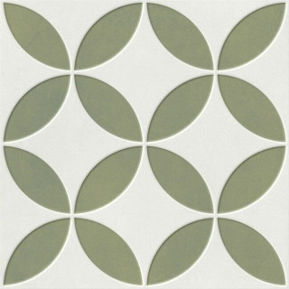 Harmony Mayari Green Petals 22.3x22.3
