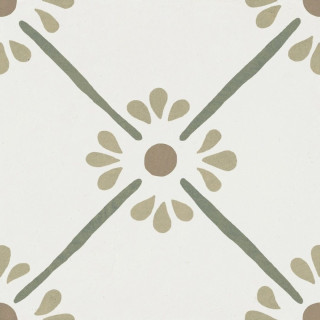Harmony Provenza Green Flower 22.3x22.3