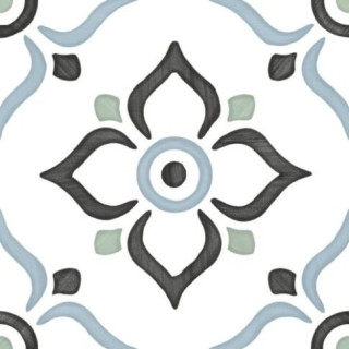 Harmony Tanger Blue Garden 12,3X12,3