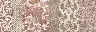 Ibero Perlage Decor Versalles Vanilla 25x75