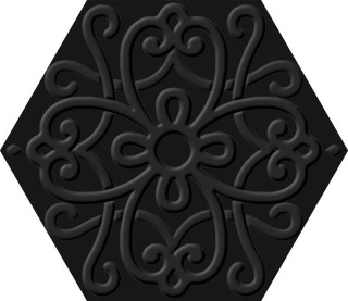 ITT Flora Hexa Black 23,2x26,7