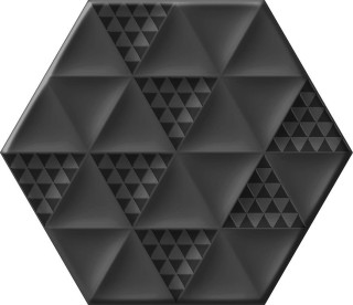 ITT Malmo Hexa Black 23,2x26,7