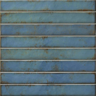 La Platera Brick Raku Turquoise 35x35