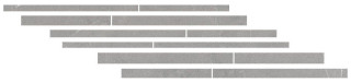 Living Ceramics Allure Mureto 3D Mosaic Grey Soft 15x60