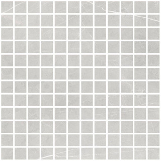 Living Ceramics Allure Mosaic 25 Light Grey Soft 30x30