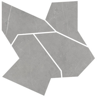 Living Ceramics Allure Deco Mosaic Grey Soft 60x60