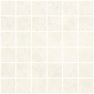 Living Ceramics Bera White Mosaic 55 Anti-Slip 30x30H0.9