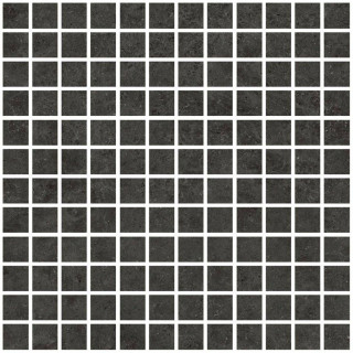 Living Ceramics Beren Black Mosaic 25 Natural 30x30H0.9