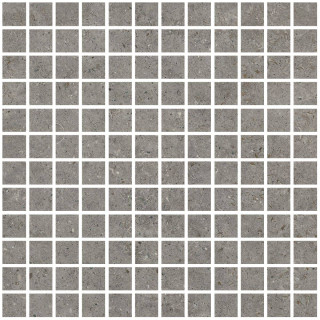 Living Ceramics Beren Dark Grey Mosaic 25 Natural 30x30H0.9