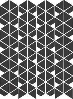 Living Ceramics Cava Black Mosaic. E. 22.8x27.8