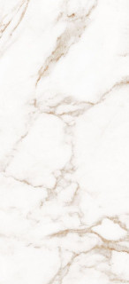 Living Ceramics Blanc Statuario Gold Ductile 90x270
