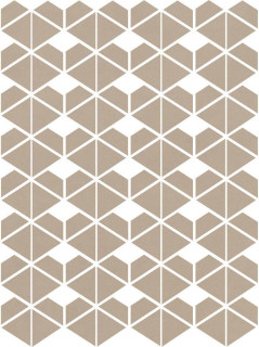 Living Ceramics Cava Beige Mosaic. D. 22.8x27.1