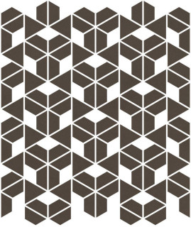 Living Ceramics Cava Brown Mosaic. A. 22.8x27.8