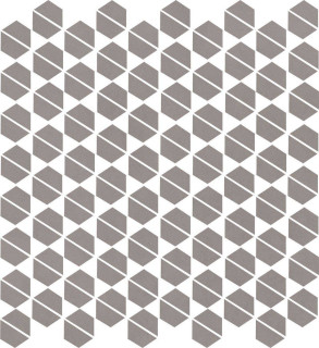 Living Ceramics Cava Grey Mosaic. B. 27.5x29.6
