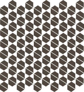 Living Ceramics Cava Brown Mosaic. B. 27.5x29.6