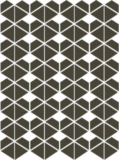 Living Ceramics Cava Green Mosaic. D. 22.8x27.1