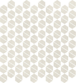 Living Ceramics Cava White Mosaic. B. 27.5x29.6