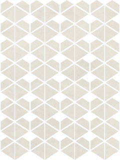 Living Ceramics Cava White Mosaic. D. 22.8x27.1