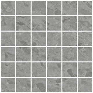 Living Ceramics Eme Mosaic 55 Grey Soft 30x30