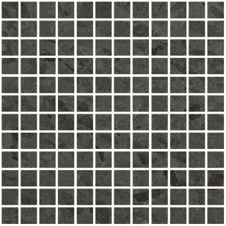 Living Ceramics Eme Mosaic 25 Anthracite Soft 30x30